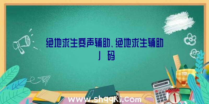 绝地求生变声辅助、绝地求生辅助丿